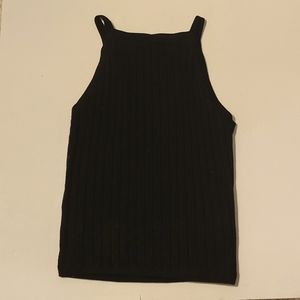 Sleevless ribbed tank top